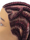 Motown Tress HD Invisible Whole Hand-Tied Braided Lace Wig - WLB.HEART2