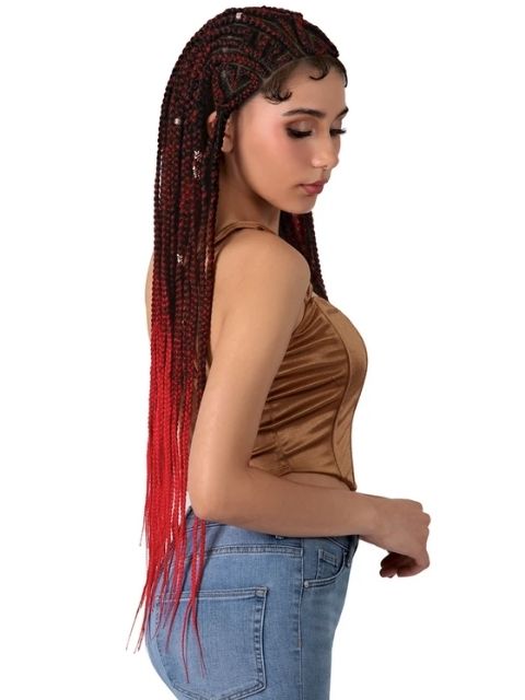 Motown Tress HD Whole Hand-Tied Hand-Braided Wig - WLB.HEART3