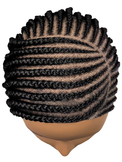 Motown Tress HD Invisible Whole Hand-Tied Braided Lace Wig - WLB.SIDECR