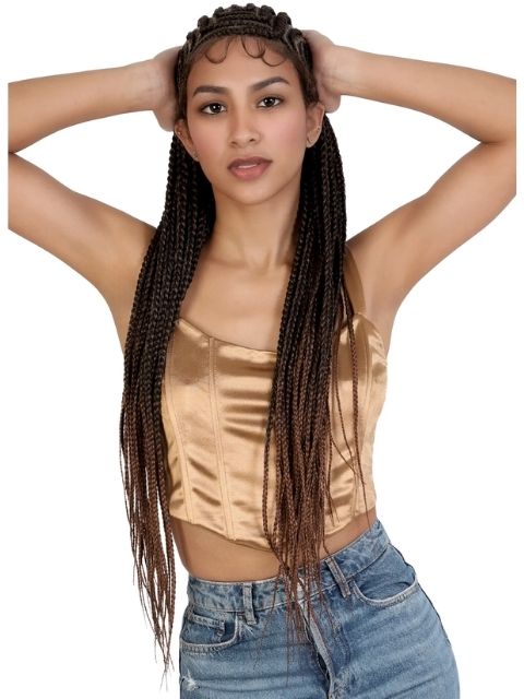 Motown Tress HD Invisible Whole Hand-Tied Braided Lace Wig - WLB.MAZE