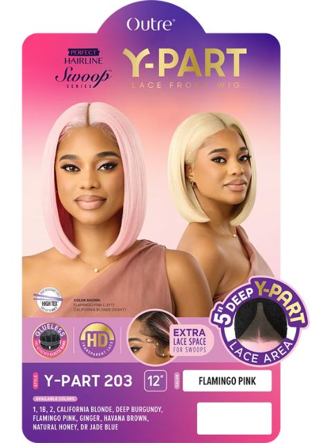 Outre Perfect Hairline Swoop Series Y-PART203 HD Transparent Lace Front Wig