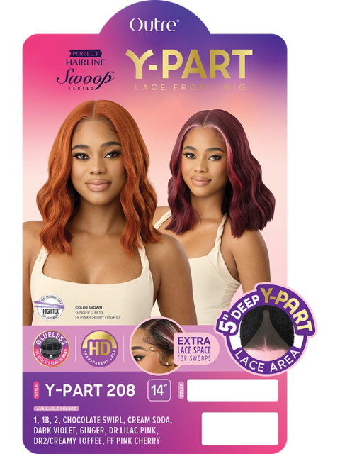 Outre Perfect Hairline Swoop Series Y-PART208 HD Transparent Lace Front Wig