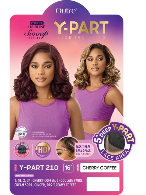 Outre Perfect Hairline Swoop Series Y-Part HD Transparent Y-PART210" Lace Front Wig