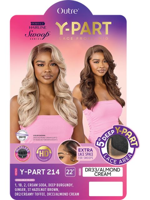 Outre Perfect Hairline Swoop Series Y-Part HD Transparent Lace Front Wig -Y-PART214