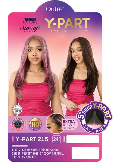 Outre Perfect Hairline Swoop Series Y-Part HD Transparent Lace Front Wig -Y-PART215