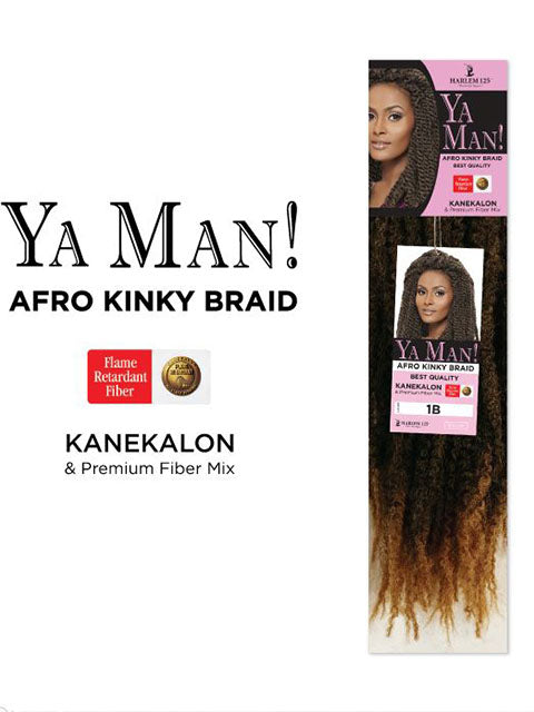 Harlem 125 YA MAN AFRO KINKY BRAID 18″