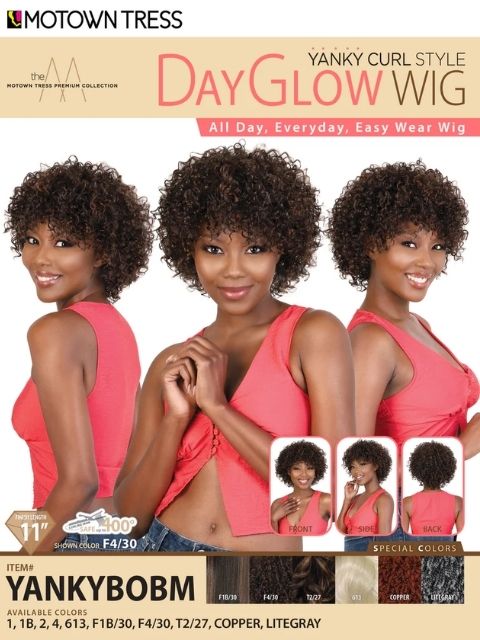 Motown Tress Premium Collection Day Glow Wig YANKYBOBM"