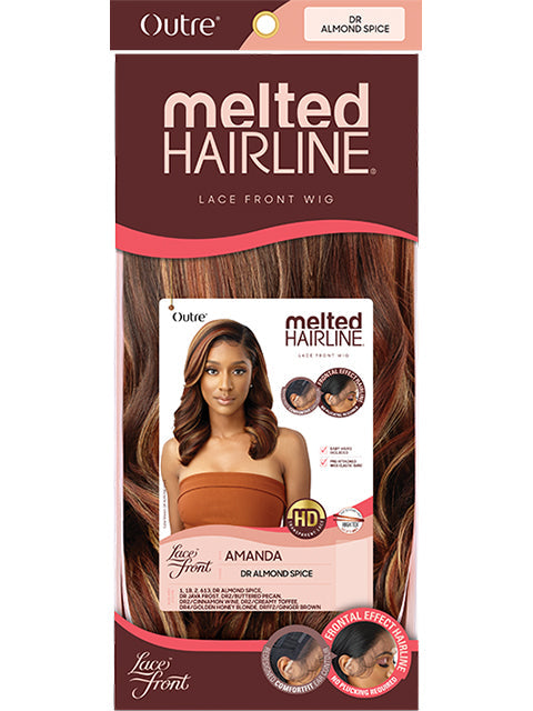 Outre Melted Hairline Premium Synthetic Glueless HD Lace Front Wig - AMANDA