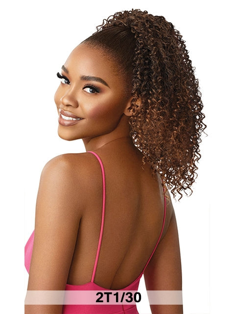 Outre Pretty Quick Pony Ponytail - BERRY