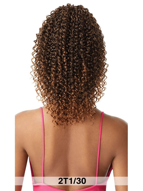 Outre Pretty Quick Pony Ponytail - BERRY