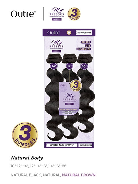 Outre MyTresses Purple Label NATURAL BODY Weave 3pc