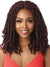 Outre X-Pression Twisted Up Braided Glueless Lace Front Wig - WAVY BOMB TWIST 18"