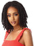Outre X-Pression Twisted Up Swiss Braided Glueless Lace Front Wig - STRAIGHT BOMB TWIST 14
