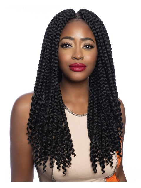 Mane Concept Afri Naptural 2X CURLY ENDS JUMBO BOX Braid 18" (BOX208)