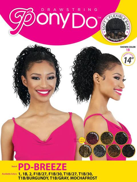 Motown Tress Ponydo Drawstring Ponytail - PD- BREEZE