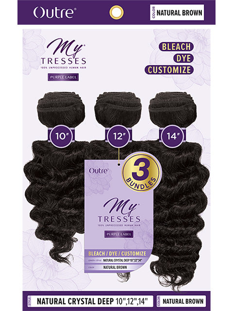 Outre MyTresses Purple Label Weave - NATURAL CRYSTAL DEEP 3pc