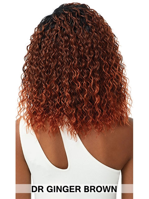 Outre Quick Weave Half Wet & Wavy Wig - DEEP CURL 14
