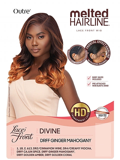 Outre Melted Hairline Premium Synthetic Glueless HD Lace Front Wig - DIVINE