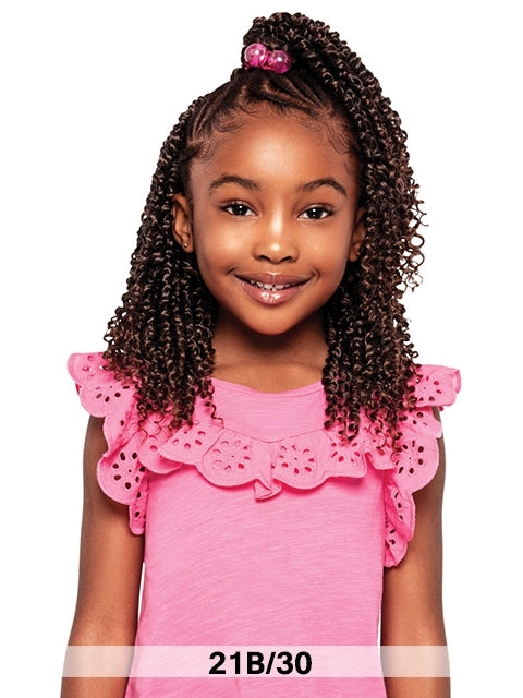 [VALUE PACK] Outre X-Pression Lil Looks 3X PASSION BOHEMIAN FEED TWIST Crochet Braid 10" - 10pcs