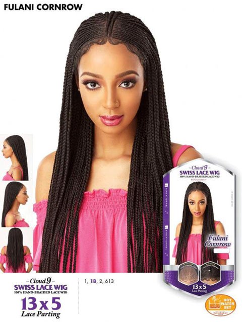Sensationnel Cloud 9 13X5 Swiss Lace Front Wig - FULANI CORNROW