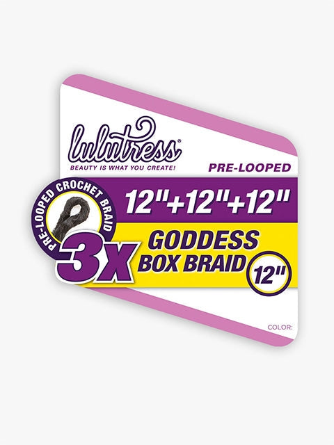 [VALUE PACK] Sensationnel Lulutress 3X GODDESS BOX Crochet Braid 3pc -10pcs