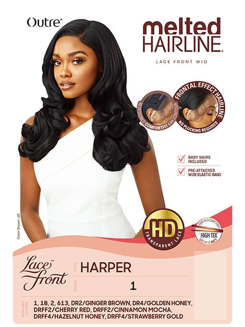 Outre Melted Hairline Premium Synthetic Glueless HD Lace Front Wig - HARPER