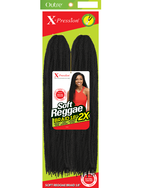 [VALUE PACK] Outre X-Pression 2X SOFT REGGAE BRAID Crochet Braid 18" (10pcs)