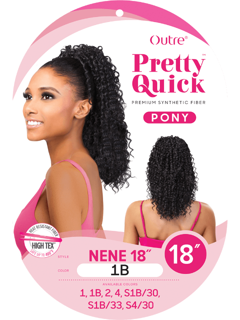 Outre Pretty Quick Pony Ponytail - NENE 18