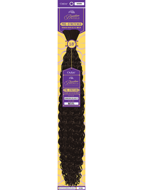 [VALUE PACK] Outre Premium Purple Pack Brazilian Bundle- Single Collection DOMINICAN CURL Braids" 10pcs