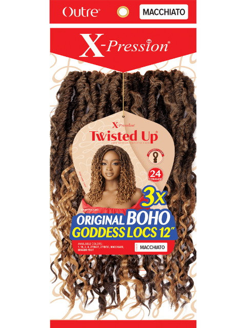 Outre X-Pression Twisted Up 3X ORIGINAL BOHO GODDESS LOCS Braid 12" *MEGA SALE