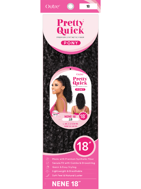 Outre Pretty Quick Pony Ponytail - NENE 18
