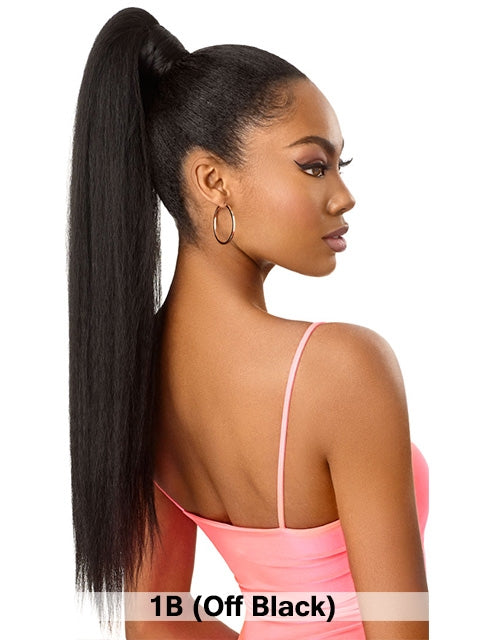Outre Pretty Quick Pony Ponytail - KINKY STRAIGHT 24