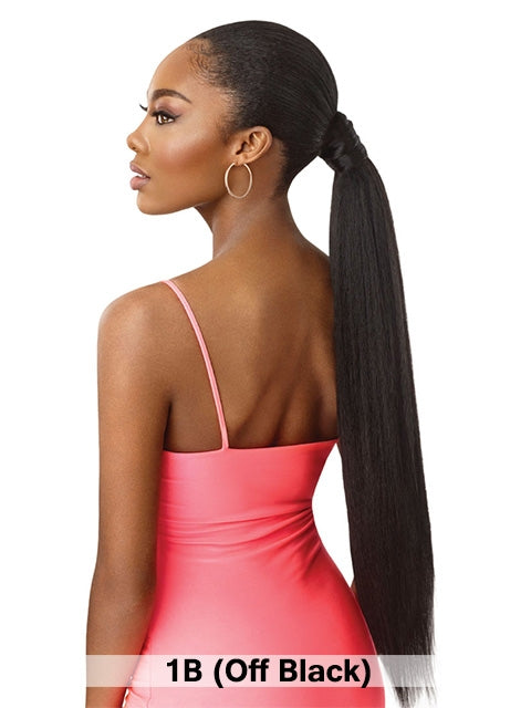 Outre Pretty Quick Pony Ponytail - KINKY STRAIGHT 24