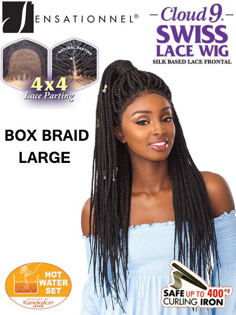 Sensationnel Cloud 9 4X4 Swiss Lace Front Wig - BOX BRAID LARGE