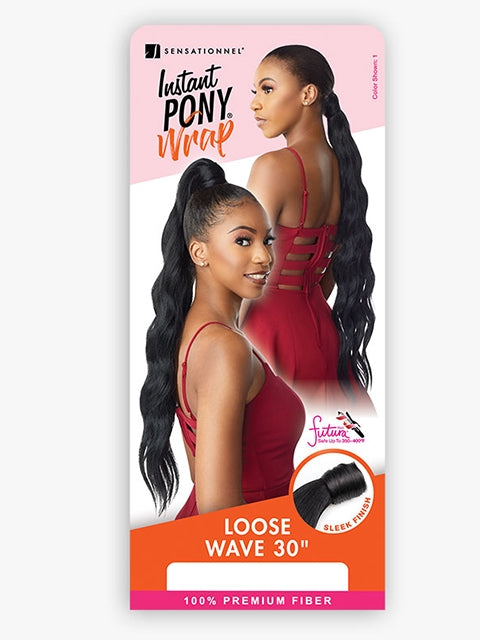 Sensationnel Instant Pony Wrap Ponytail - LOOSE WAVE 30