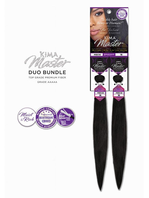 Harlem 125 Kima Master Duo Bundle STRAIGHT Weave 2pc MBS