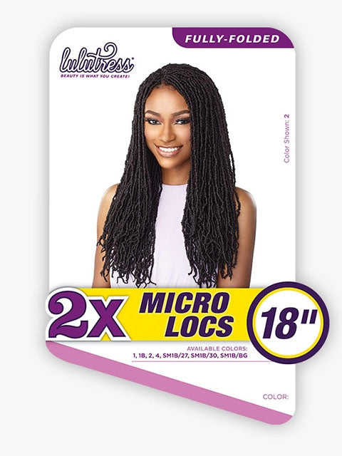 Sensationnel Lulutress 2X MICRO LOCS Crochet Braid 18 *SALE