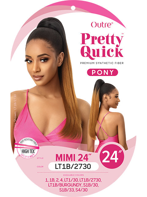 Outre Pretty Quick Pony Ponytail - MIMI 24