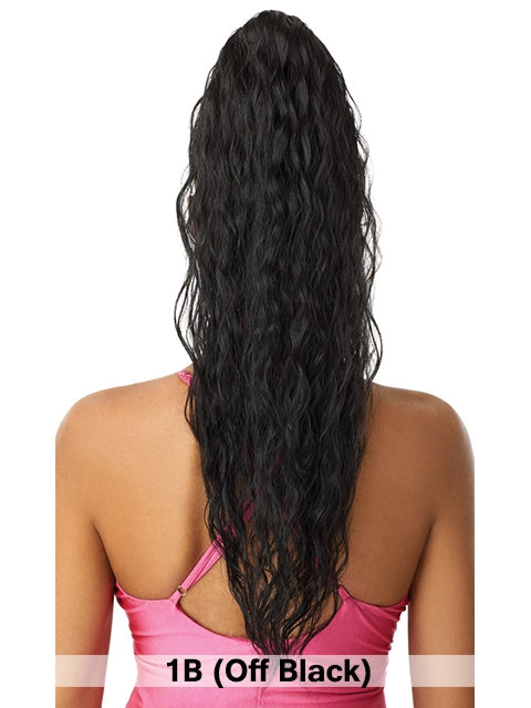Outre Pretty Quick Pony Ponytail - NATURAL WAVE 24