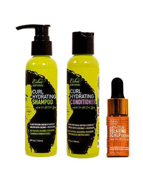 Esha Girl Curl Care Kit- Serum, Shampoo & Conditioner