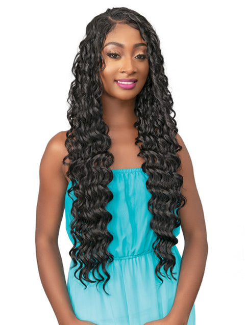 SALE! Janet Collection Remy Illusion NEW DEEP WAVE 3pcs Bundle + 4x4 Closure (RIDW3P44)