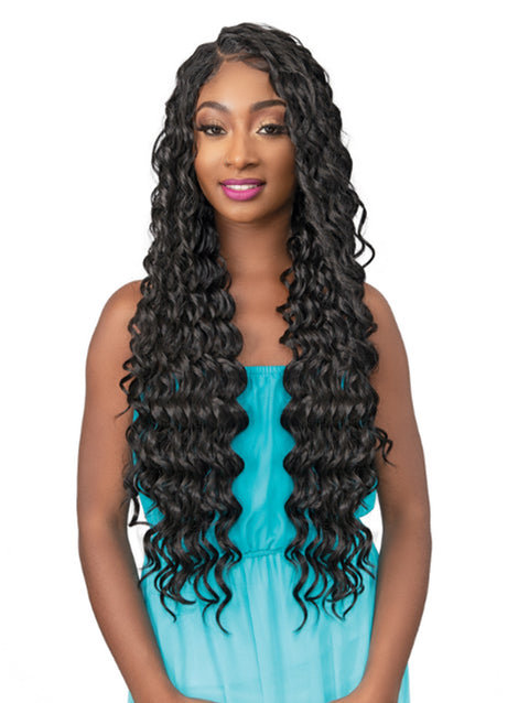 SALE! Janet Collection Remy Illusion NEW DEEP WAVE 3pcs Bundle + 4x4 Closure (RIDW3P44)