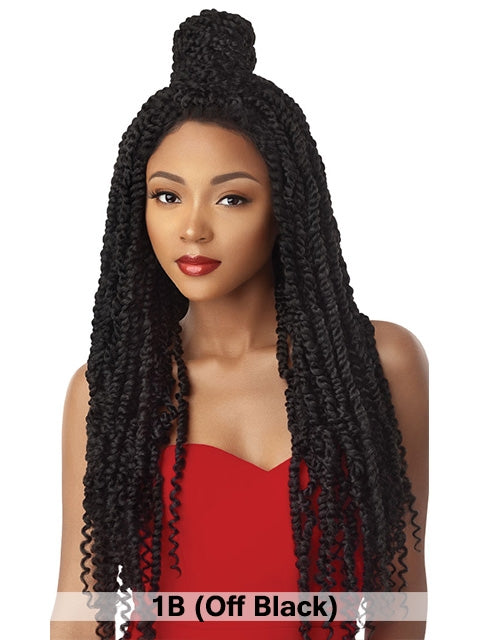 Outre X-Pression Twisted Up Swiss Braided Glueless Lace Front Wig - PASSION TWIST 28