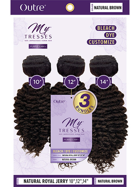 Outre MyTresses Purple Label Weave - NATURAL ROYAL JERRY 3pc