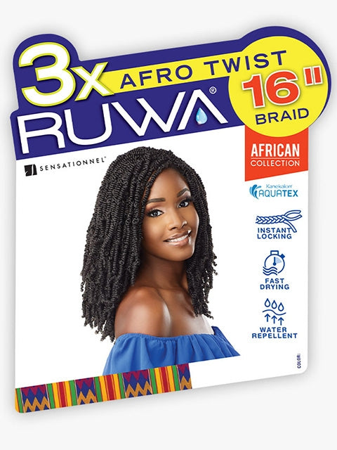Sensationnel African Collection 3X RUWA AFRO TWIST Braid 16