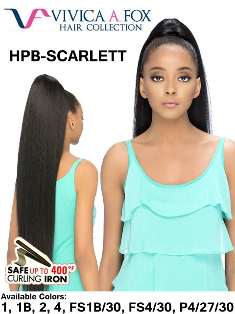 Vivica A Fox Pocket Bun Drawstring - HPB SCARLETT