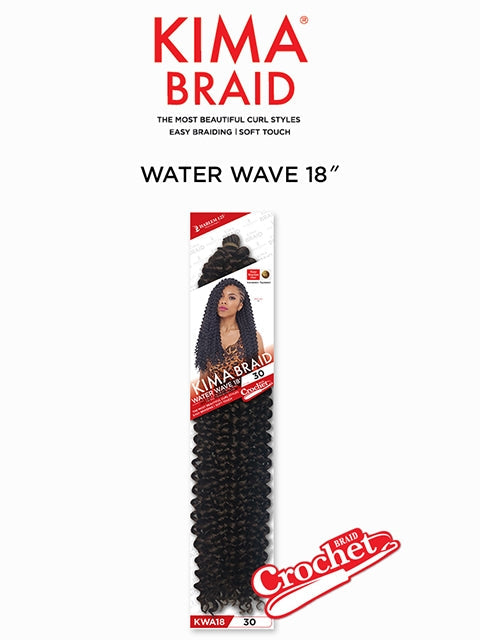 Harlem 125 Kima WATER WAVE Crochet Braid 18 KWA18