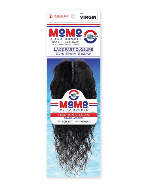 Harlem 125 Momo Ultra Bundle Wet & Wavy BRAZILIAN CURL (MCB12)