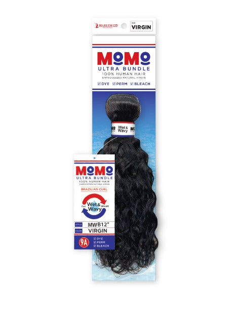 Harlem 125 Momo Ultra Bundle Wet & Wavy BRAZILIAN CURL (MWB)