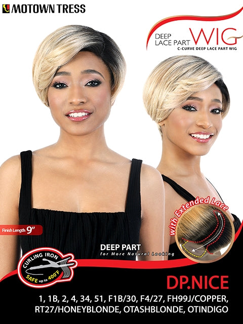 Motown Tress Curve Deep Part Lace Front Wig - DP.NICE